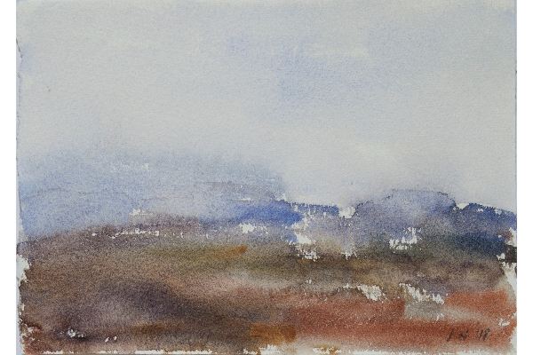 Wish you were Here IX, watercolour on Saint Armand, 7x5 in.